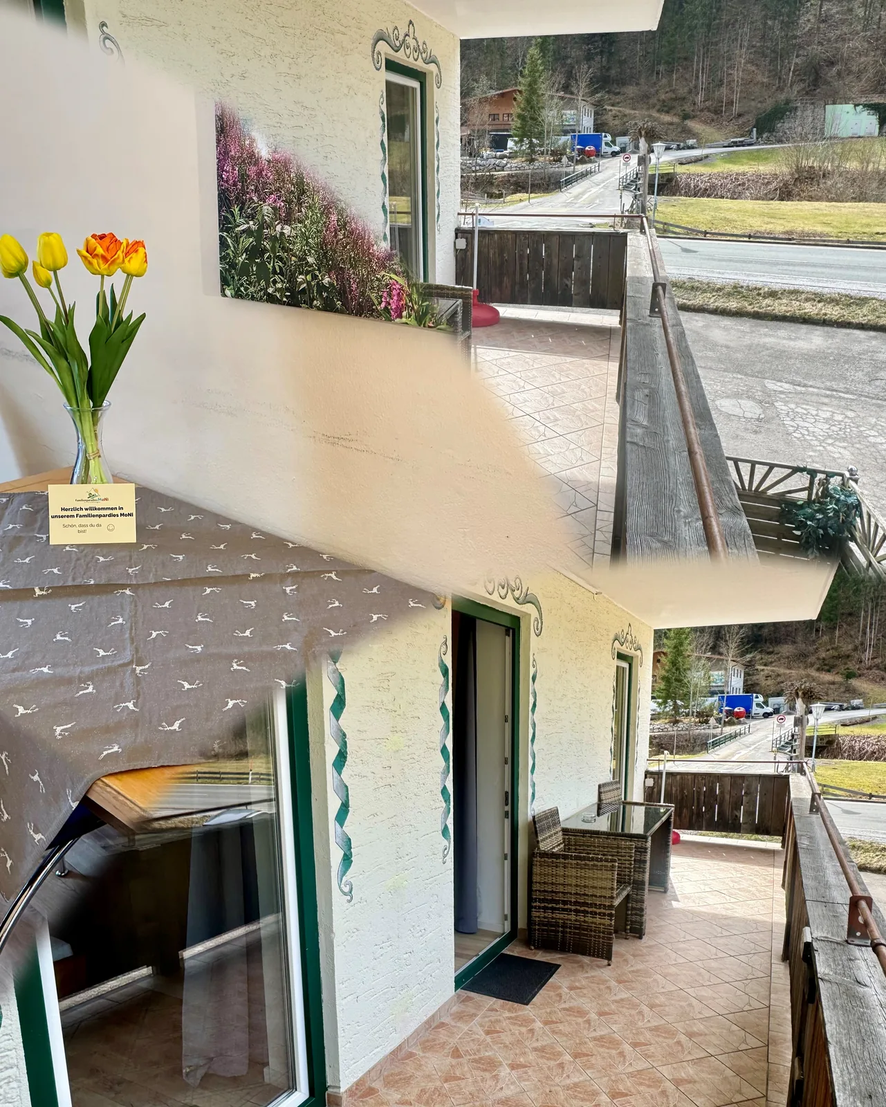 Collage der Unterkunft