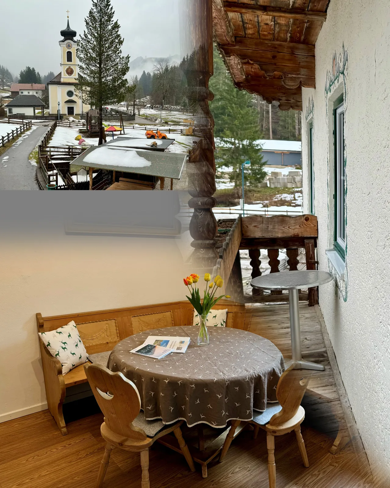 Collage der Unterkunft